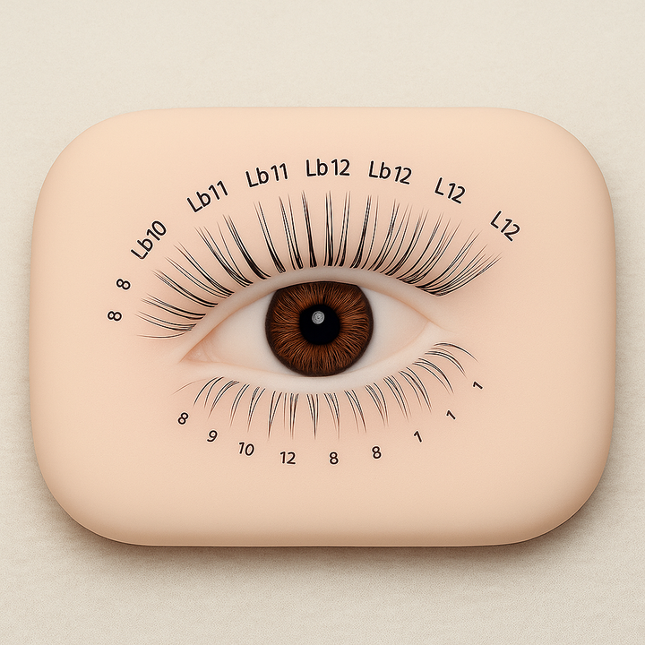 Reusable Face Board for Eyelash, Eyebrow & Microblading Training