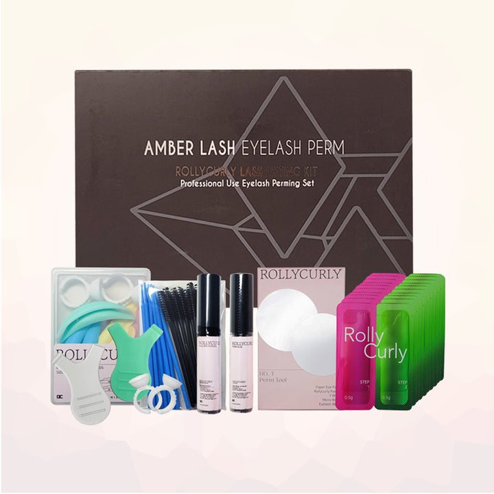 Amber Lash x Rolly Curly Lash & Brow Lifting Kit - Amber Lash