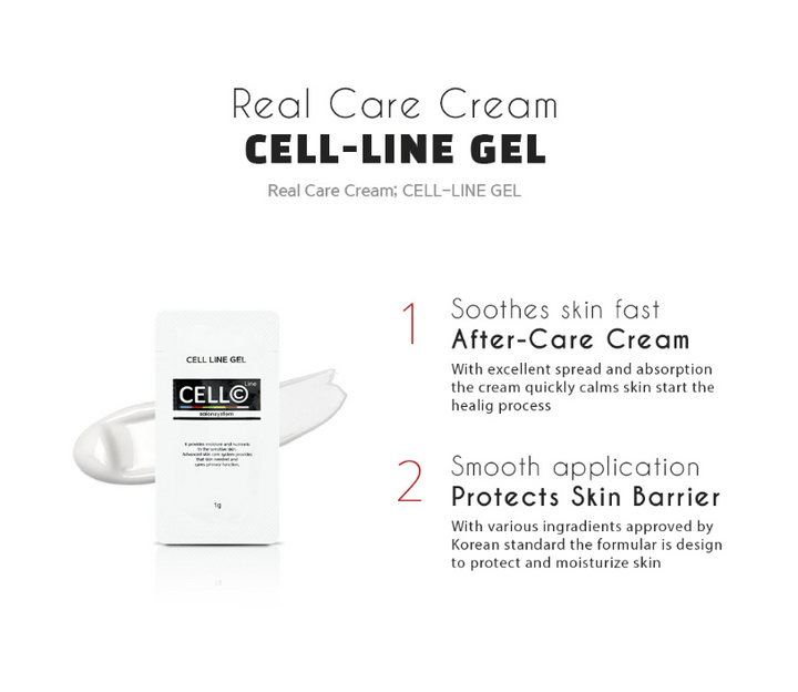 Cell Line Gel Aftercare Creme for tattoo