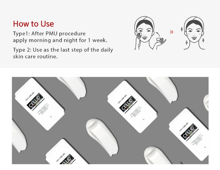 Cell Line Gel Aftercare Creme for tattoo