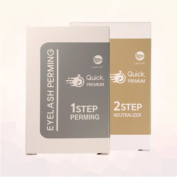 Lash up Quick Premium Eyebrow Lamination and Eyelash Lift Individual Steps 1 & 2 - Amber Lash