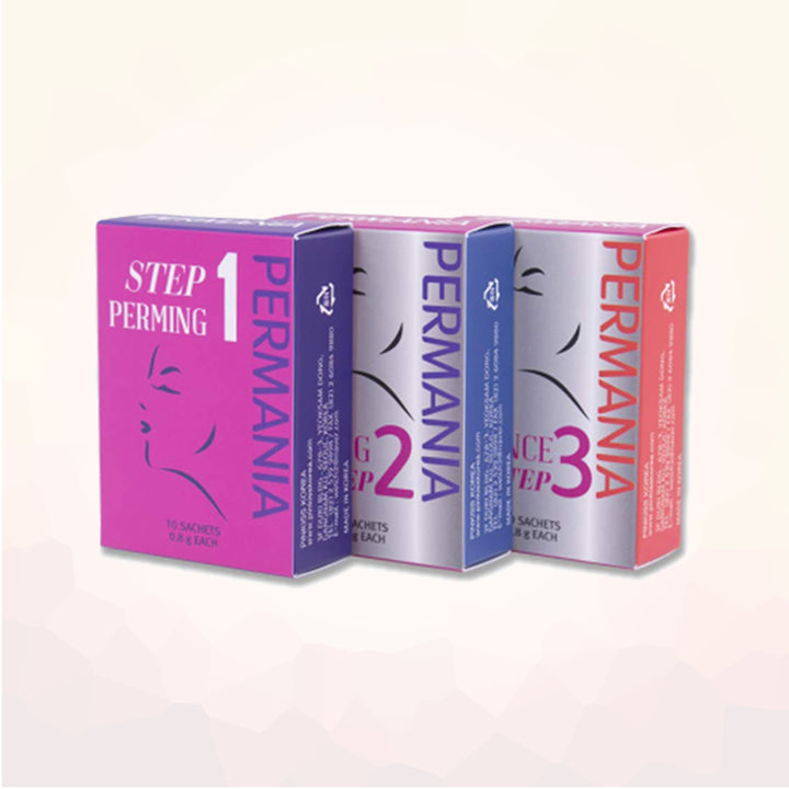 Permania 3-Step Eyelash & Eyebrow Lifting Kit - Amber Lash