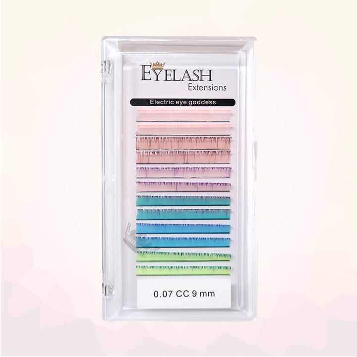 Two Tone Pastel Lash - Electric Eye Goddess - Amber Lash