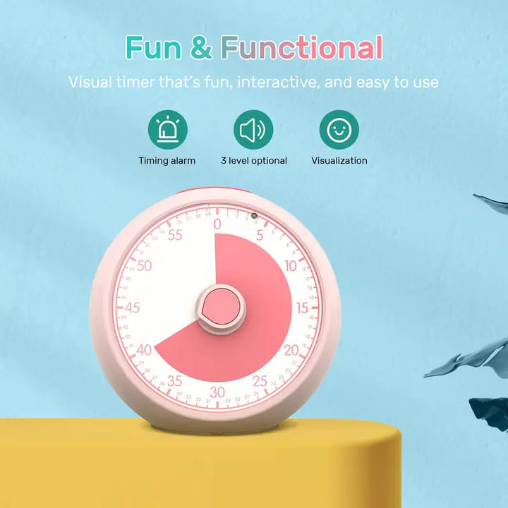 Silent 60-minute visual timer for lash lift and brow lamination โ desk friendly, colorful countdown, ideal for salons and home use