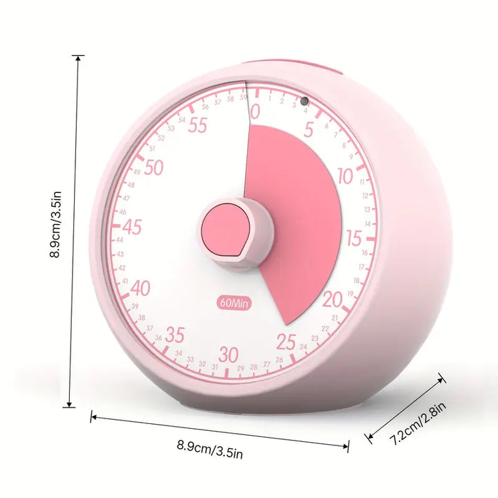 Silent 60-minute visual timer for lash lift and brow lamination โ desk friendly, colorful countdown, ideal for salons and home use