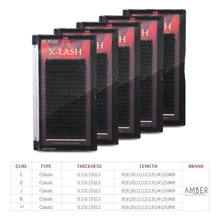 X-Lash by Amber Lash - B Curl - Amber Lash
