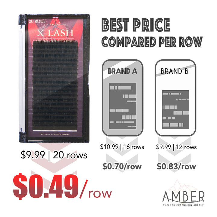 X-Lash by Amber Lash - B Curl - Amber Lash