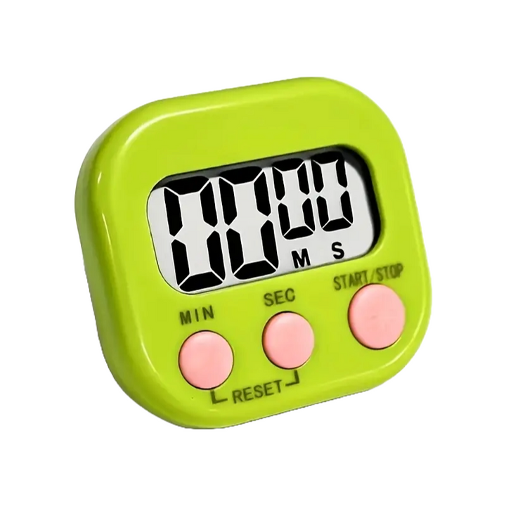Digital countdown timer for lash lift, brow lamination and tinting with loud alarm and magnetic back