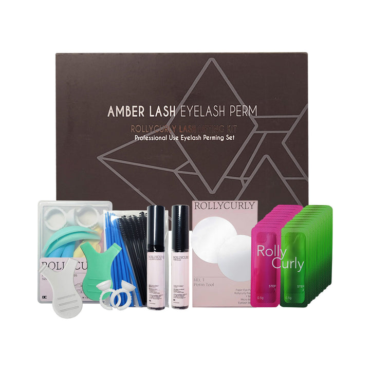 Amber Lash x Rolly Curly Lash & Brow Lifting Kit - Amber Lash