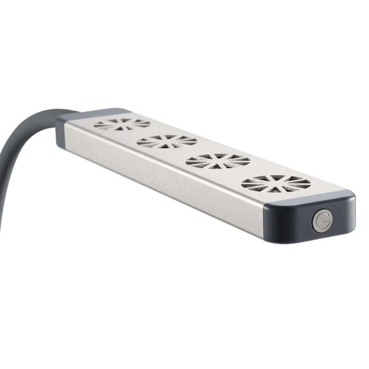 GLAMCOR AIRING LED Lighting Kit for Eyelash Extension and Beauty, Skincare, Filming, and Photography | Exhaust, dryer fan, and LED lighting in one - Amber Lash