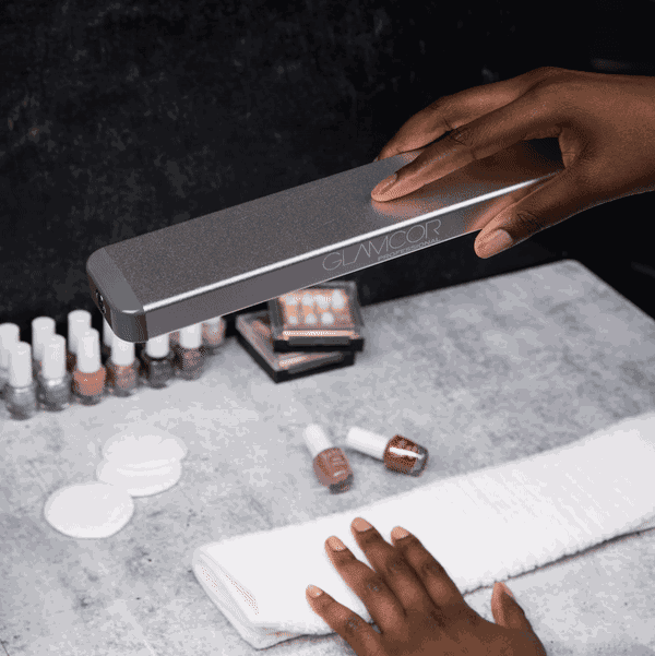 GLAMCOR Reveal Light Kit for Eyelash Extensions, Manicure and Pedicure, Beauty, Skincare Light with Table Mount Clamp - Amber Lash