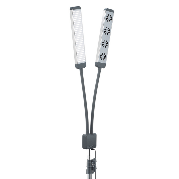 GLAMCOR Skill Portable LED Lighting Kit for  Eyelash Extension and Beauty, Skincare | Exhaust, dryer fan, and LED lighting in one - Amber Lash