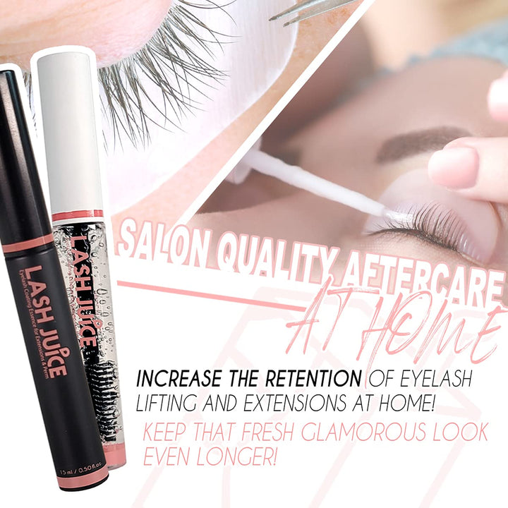 Lash Juice - Eyelash Coating Sealant - CLEAR - Amber Lash
