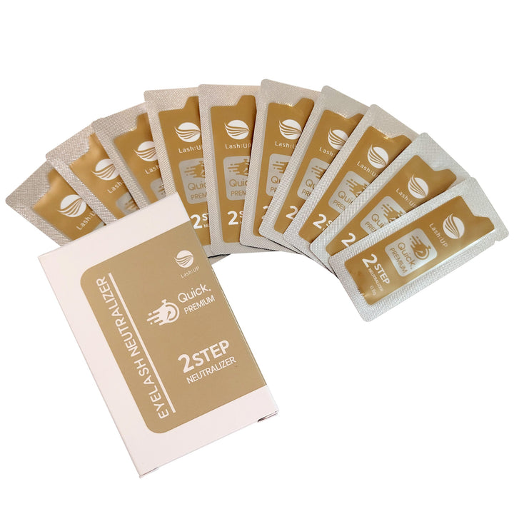Lash up Quick Premium Eyebrow Lamination and Eyelash Lift Individual Steps 1 & 2 - Amber Lash