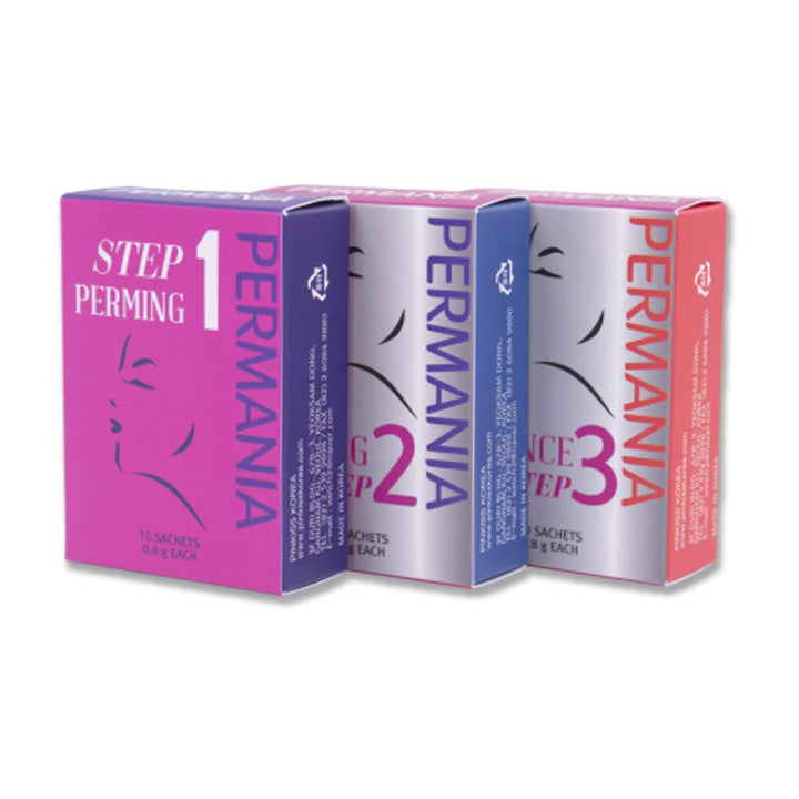 Permania 3-Step Eyelash & Eyebrow Lifting Kit - Amber Lash