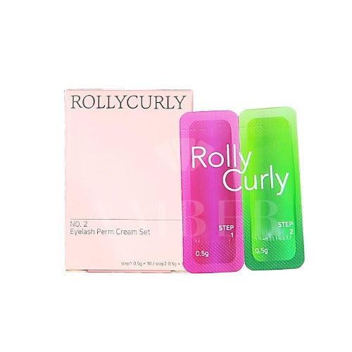 Rollycurlly Lashes & Eyebrow Lift Perm Step 1 & 2 Set - Amber Lash