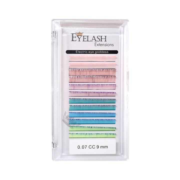 Two Tone Pastel Lash - Electric Eye Goddess - Amber Lash