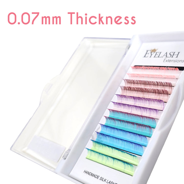 Two Tone Pastel Lash - Electric Eye Goddess - Amber Lash