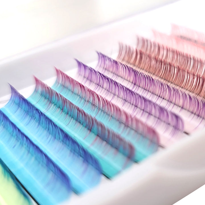 Two Tone Pastel Lash - Electric Eye Goddess - Amber Lash