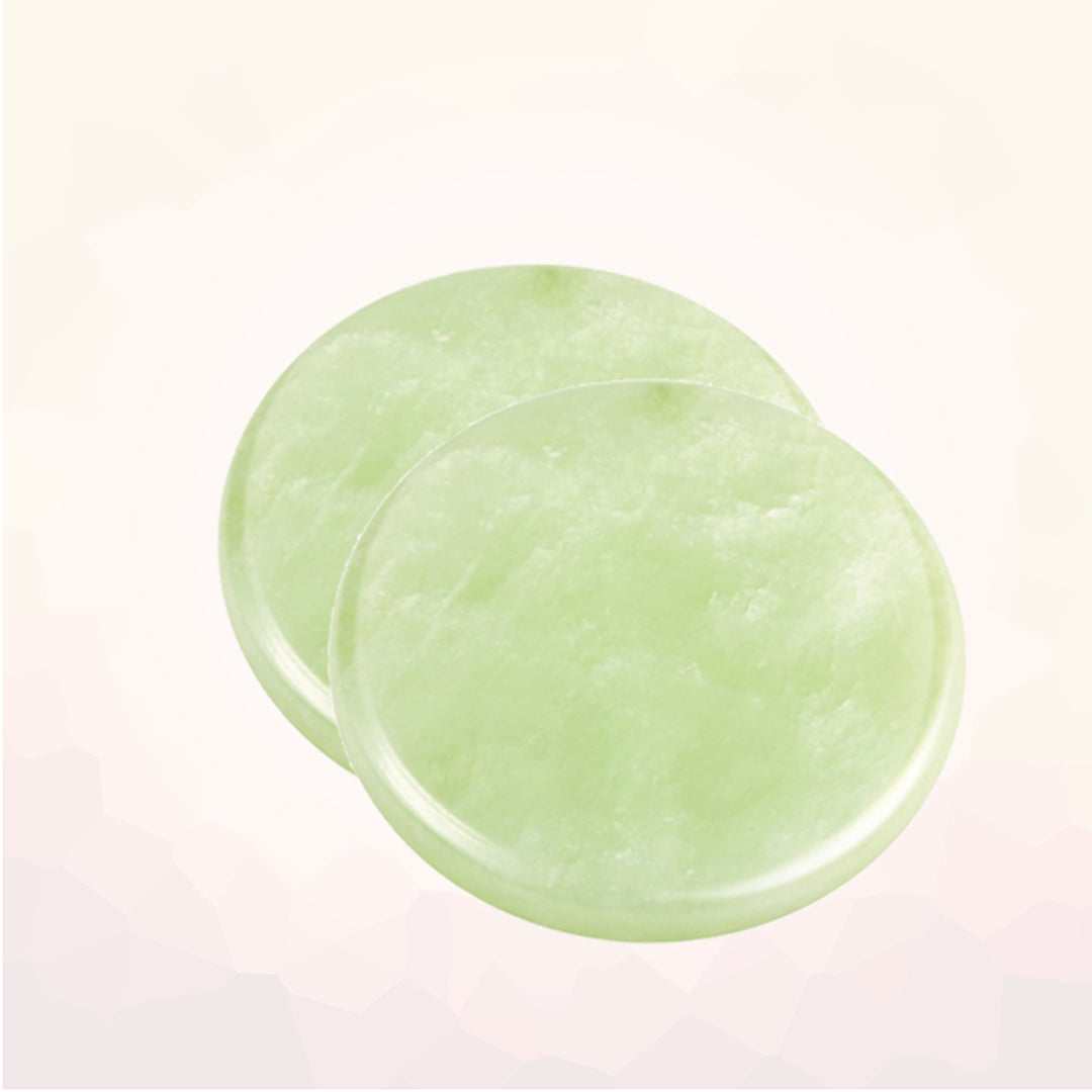 2 pcs Wide Jade Stone Glue Pallet - Amber Lash
