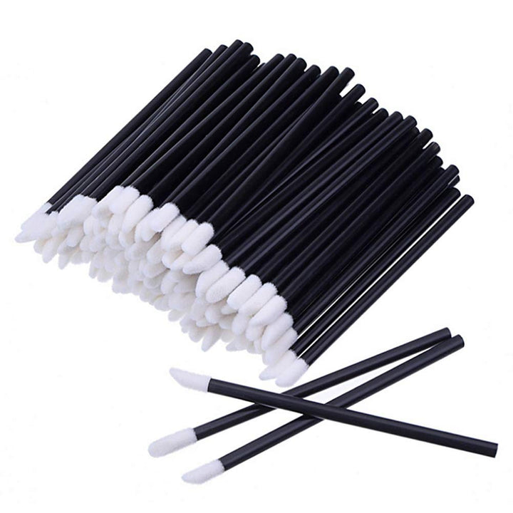 Disposable Lip Brush - 100 Pieces (50pcs x 2pack) - Amber Lash