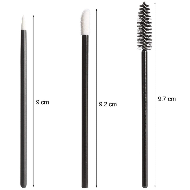 Disposable Lip Brush - 100 Pieces (50pcs x 2pack) - Amber Lash
