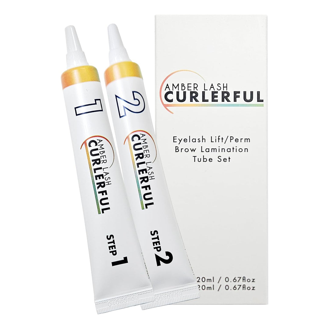 Amber Curlerful Eyelash Lift & Brow Lamination Tube Set