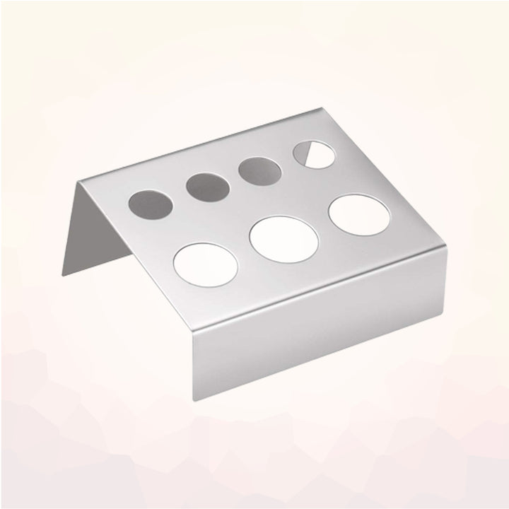7 Holes Stainless Steel Pigment Cup Holder Stand (2PCS/Pack) - Amber Lash