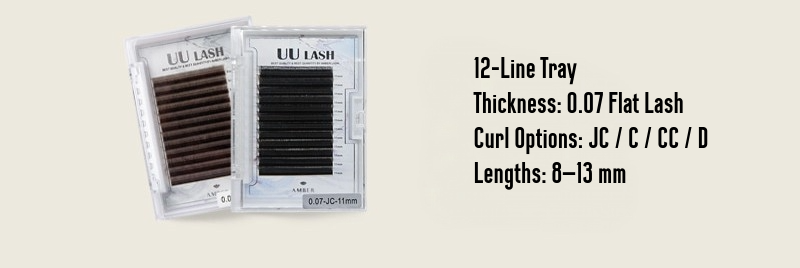 Amber Lash UU Lash Extensions for YY lash alternative