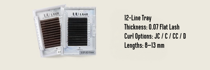 Amber Lash UU Lash Extensions for YY lash alternative