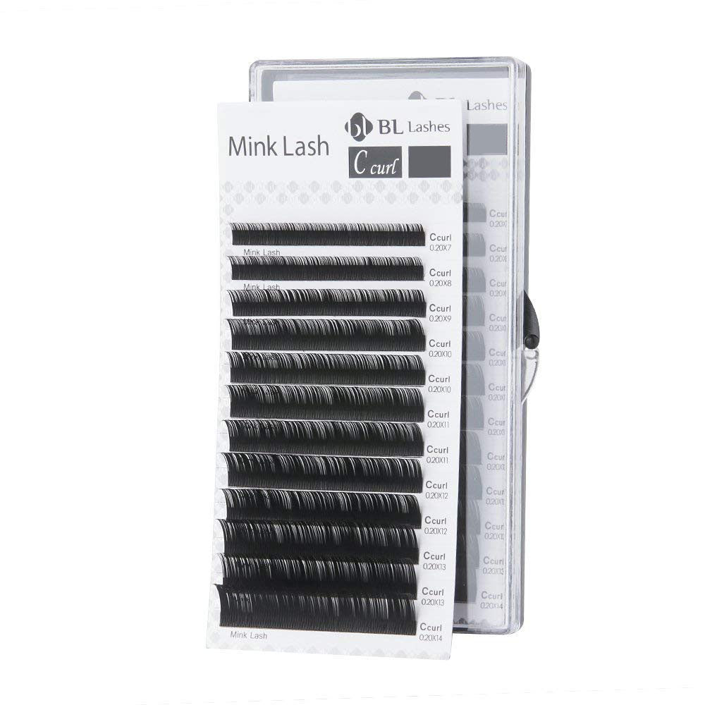 BL Lashes Classic Mink Lash - J Curl - Amber Lash