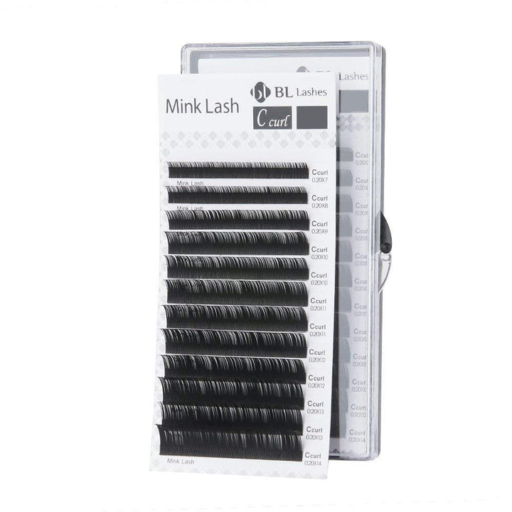 BL Lashes Classic Mink Lash - J Curl - Amber Lash