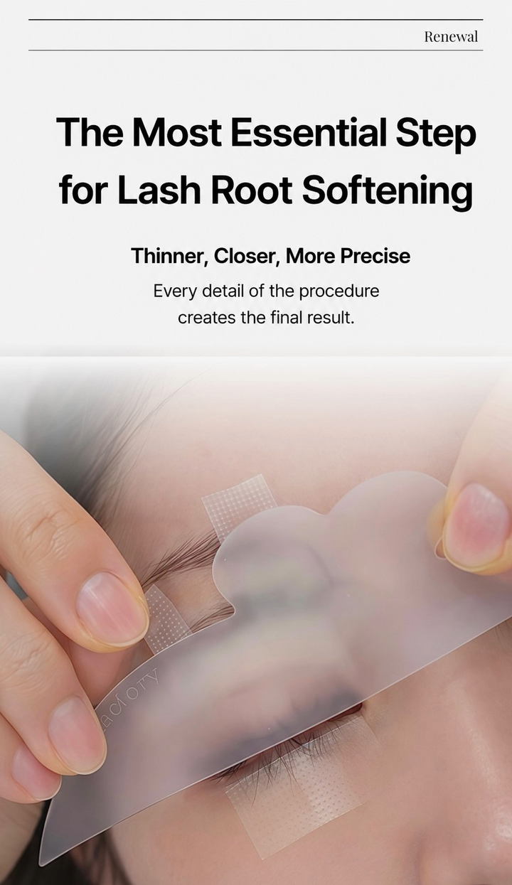 LASH FACTORY Perfect Softening Patch Rods for lash lift root softening and eyelash perm processing