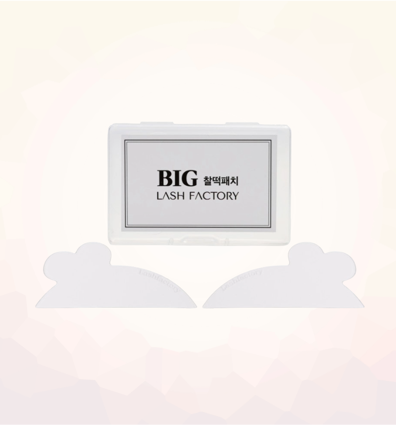 LASH FACTORY BIG Perfect Fit Patch silicone rods with storage case for professional lash lift services