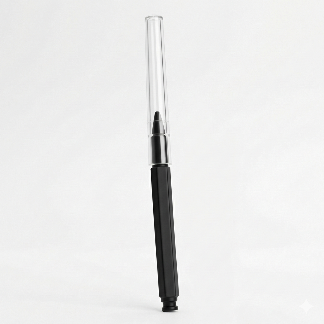 Soft non-shedding micro spoolie brush with cap for sensitive skin use