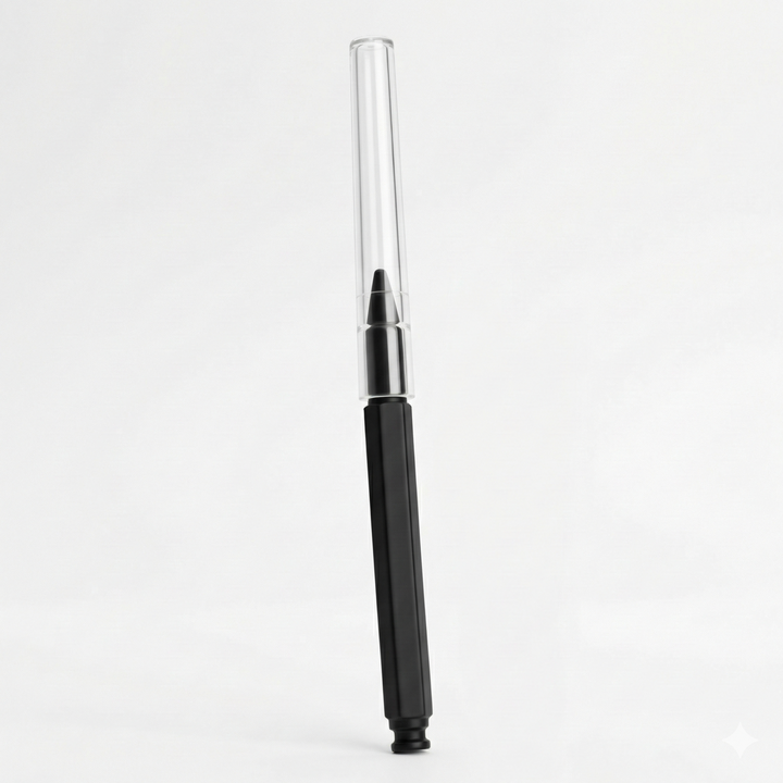 Soft non-shedding micro spoolie brush with cap for sensitive skin use
