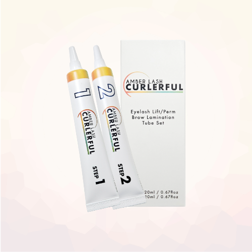 Amber Curlerful Eyelash Lift & Brow Lamination Tube Set