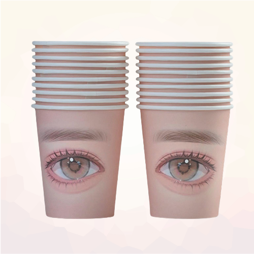 Design Cup for Eyelash Extension Practice [10 PCS]