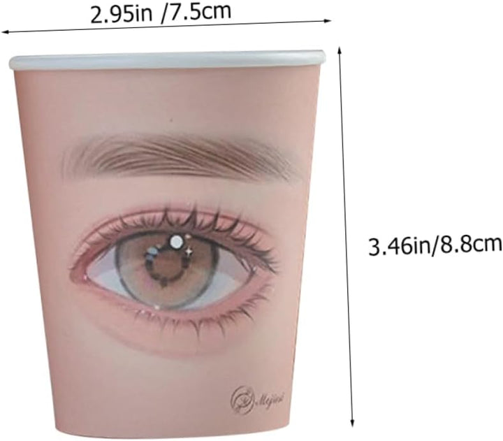 Design Cup for Eyelash Extension Practice [10 PCS] 