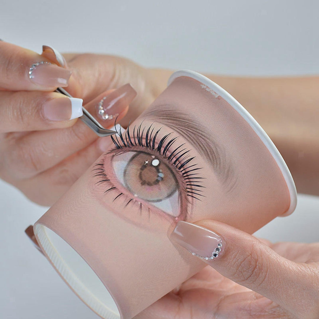 Design Cup for Eyelash Extension Practice [10 PCS] 