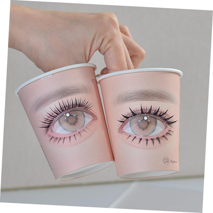 Design Cup for Eyelash Extension Practice [10 PCS] - 