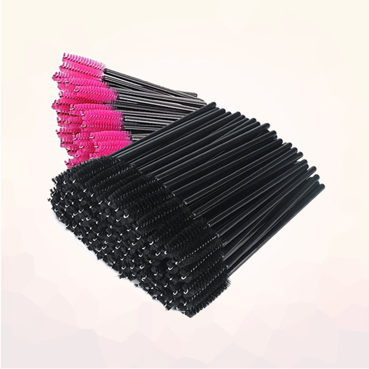 100pcs Disposable Mascara Brush Applicator 2pack(50pcs )- Various Colors - Amber Lash