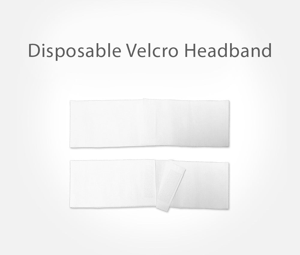 Disposable Spa Facial Headbands with Velcro Closure [100 PCS]
