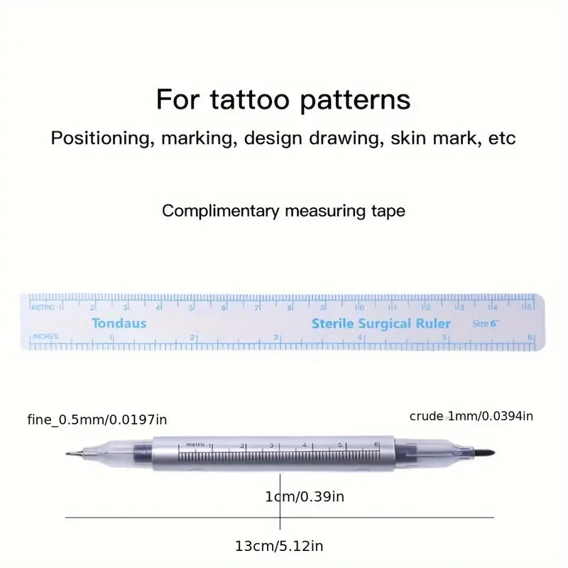Dual Marker Pen for Semi-Permanent Makeup