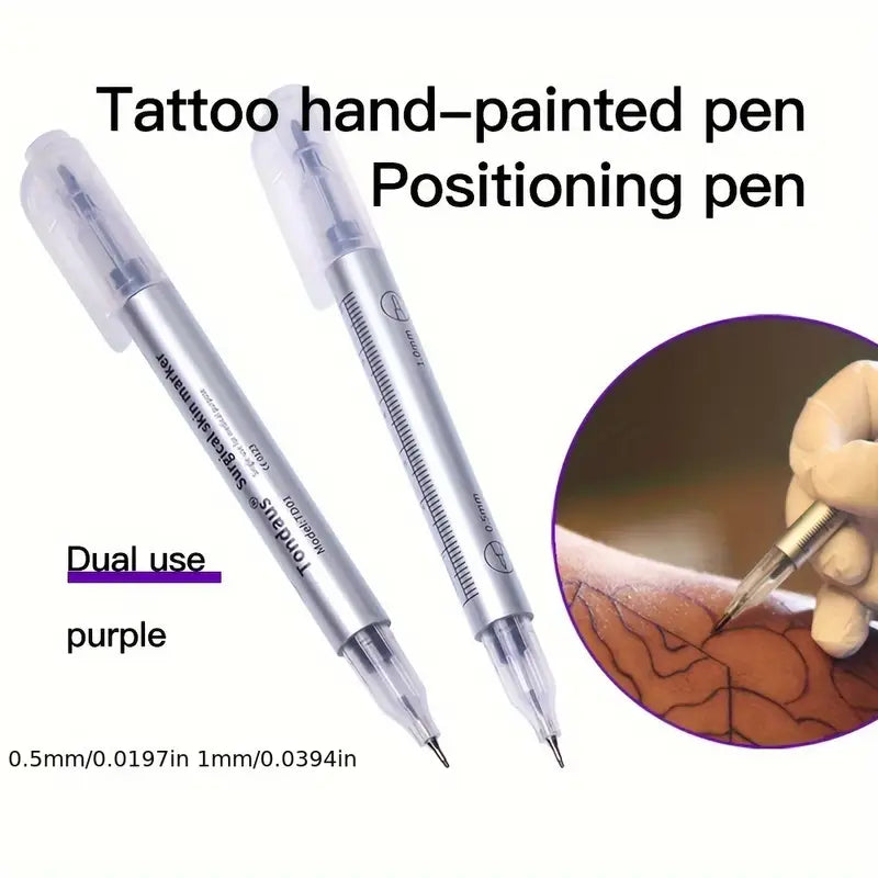 Dual Marker Pen for Semi-Permanent Makeup