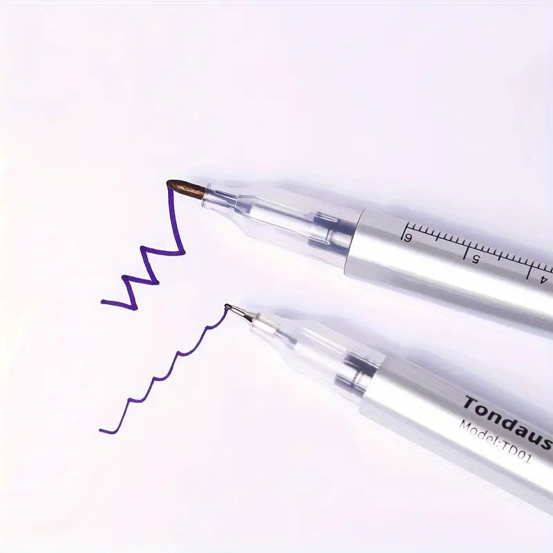 Dual Marker Pen for Semi-Permanent Makeup