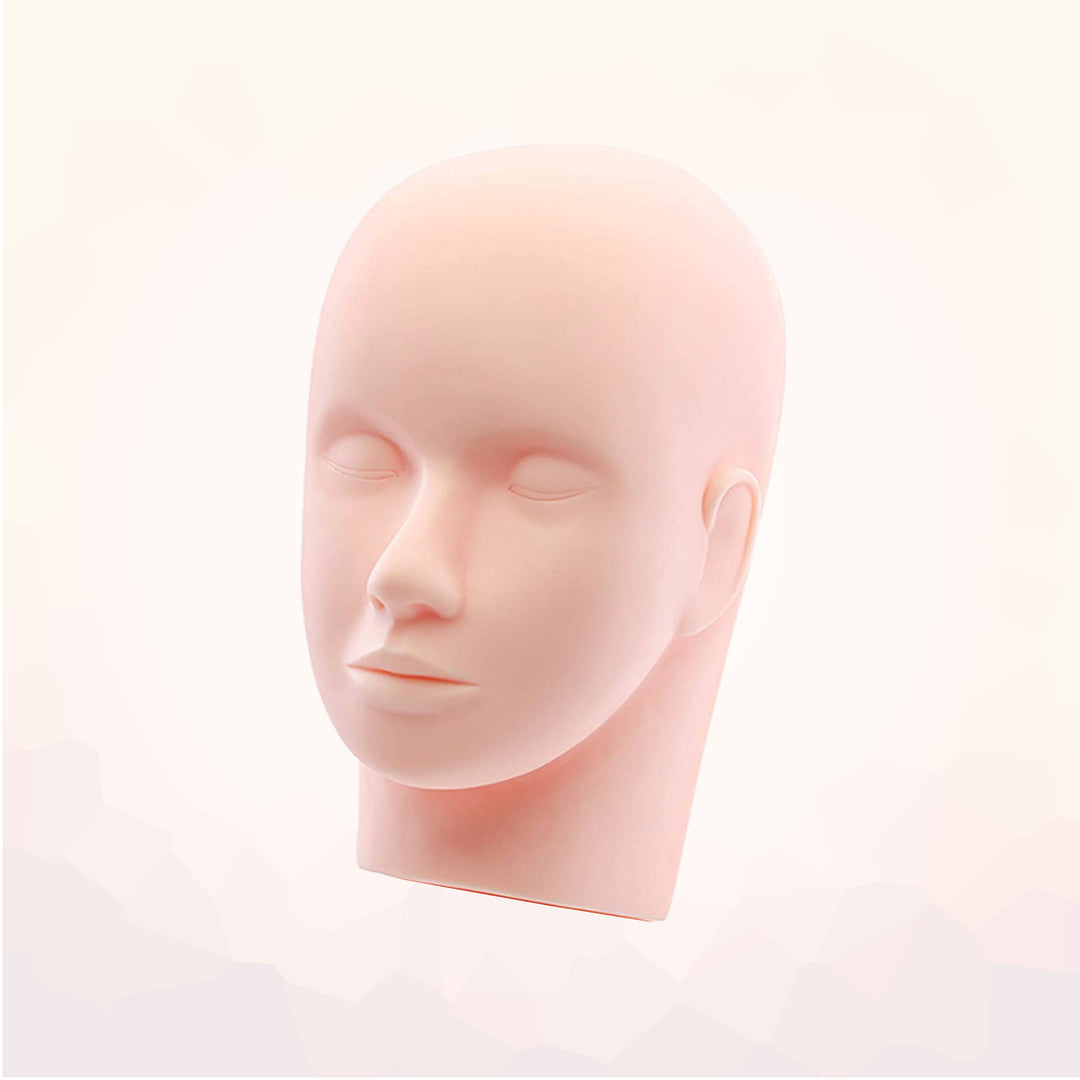 Eyelash Extensions Practice, Cosmetology Training Mannequin Head - Amber Lash