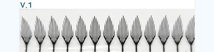 Feather-shaped LF Lashes for Anime Extensions - Pre-designed bold volume lashes in V1 