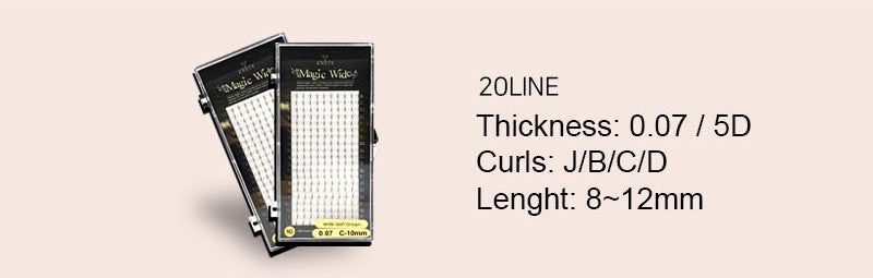 Magic Wide 5D Lash -Brown Color