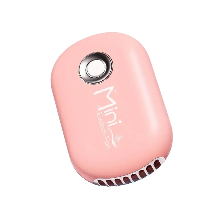 Cooling lash fan for travel, makeup, or lash artists